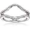 image:imageRossSimons 110 Carat London Blue Topaz and 50 ct tw White Topaz Jewelry Set Ring and Ring Guard in Sterling SilverTopaz