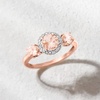 image:imageRossSimons 125 ct tw Morganite Ring With Diamonds in 14kt 2Tone GoldMorganite