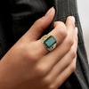 image:imageRossSimons 1250 Carat Emerald MultiRow Ring in 18kt Gold Over SterlingEmerald