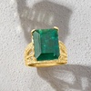 image:imageRossSimons 1250 Carat Emerald MultiRow Ring in 18kt Gold Over SterlingEmerald