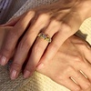 image:imageRossSimons 134 ct tw MultiGemstone Floral Ring in 18kt Gold Over SterlingAmethyst
