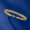 image:imageRossSimons 14kt Yellow Gold Byzantine Braceletno gemstone