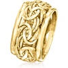 image:imageRossSimons 14kt Yellow GoldPlated Bordered Byzantine RingNo Gemstone