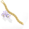 image:imageRossSimons 18kt Gold Over Sterling WovenLink Braceletno gemstone