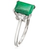 image:imageRossSimons 200 Carat Emerald Ring With 30 ct tw White Topaz in Sterling SilverEmerald