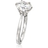 image:imageRossSimons 200 Carat Moissanite Solitaire Ring in Sterling SilverMoissanite