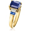 image:imageRossSimons 210 ct tw Sapphire Ring With Diamonds in 14kt Yellow GoldSapphire