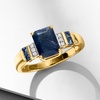image:imageRossSimons 210 ct tw Sapphire Ring With Diamonds in 14kt Yellow GoldSapphire