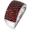 image:imageRossSimons 226 ct tw Garnet MultiRow Ring in Sterling SilverGarnet