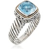 image:imageRossSimons 230 Carat Sky Blue Topaz BaliStyle Ring in 2Tone Sterling SilverTopaz