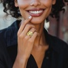 image:imageRossSimons 240 ct tw MultiGemstone Ring in 18kt Gold Over SterlingAmethyst