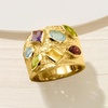 image:imageRossSimons 240 ct tw MultiGemstone Ring in 18kt Gold Over SterlingAmethyst