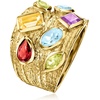image:imageRossSimons 240 ct tw MultiGemstone Ring in 18kt Gold Over SterlingAmethyst