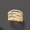image:imageRossSimons 250 ct tw Diamond Highway Ring in 18kt Gold Over SterlingDiamond