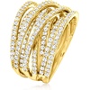 image:imageRossSimons 250 ct tw Diamond Highway Ring in 18kt Gold Over SterlingDiamond
