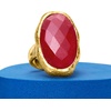 image:imageRossSimons 2500 Carat Pink Quartz Ring in 18kt Gold Over SterlingQuartz