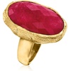 image:imageRossSimons 2500 Carat Pink Quartz Ring in 18kt Gold Over SterlingQuartz