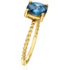 image:imageRossSimons 260 Carat London Blue Topaz Twisted Ring in 18kt Gold Over SterlingTopaz