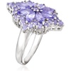 image:imageRossSimons 270 ct tw Tanzanite Flower Burst Ring in Sterling SilverTanzanite