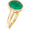 image:imageRossSimons 300 Carat Emerald Ring With Diamonds in 14kt Yellow GoldEmerald