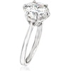 image:imageRossSimons 300 Carat Moissanite Solitare Ring in Sterling SilverMoissanite