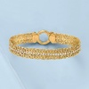image:imageRossSimons 300 ct tw CZ Byzantine Bracelet in 18kt Gold Over SterlingCubic Zirconia