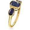 image:imageRossSimons 330 ct tw Sapphire 3Stone Ring in 18kt Gold Over SterlingSapphire