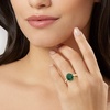 image:imageRossSimons 380 Carat Emerald Ring With Diamonds in 10kt Yellow GoldEmerald