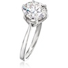 image:imageRossSimons 400 Carat Moissanite Solitaire Ring in Sterling SilverMoissanite