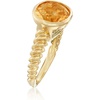 image:imageRossSimons 450 Carat Oval Citrine Ring in 18kt Gold Over SterlingCitrine