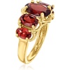 image:imageRossSimons 450 ct tw Gemstone 5Stone Ring in 18kt Gold Over Sterling