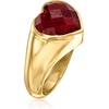 image:imageRossSimons 490 Carat Ruby Heart Ring in 18kt Gold Over SterlingRuby