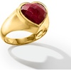 image:imageRossSimons 490 Carat Ruby Heart Ring in 18kt Gold Over SterlingRuby