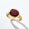 image:imageRossSimons 500 Carat Oval Garnet Ring in 18kt Gold Over SterlingGarnet