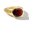 image:imageRossSimons 500 Carat Oval Garnet Ring in 18kt Gold Over SterlingGarnet