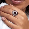 image:imageRossSimons 520 ct tw Garnet Ring in Sterling SilverGarnet