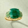 image:imageRossSimons 540 ct tw Emerald Ring in 18kt Gold Over SterlingEmerald