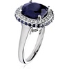 image:imageRossSimons 570 ct tw Sapphire and 10 ct tw White Topaz Ring in Sterling SilverSapphire