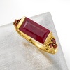 image:imageRossSimons 600 Carat Ruby and 50 ct tw Garnet Ring in 18kt Gold Over SterlingGarnet