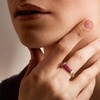 image:imageRossSimons 600 Carat Ruby and 50 ct tw Garnet Ring in 18kt Gold Over SterlingGarnet