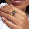 image:imageRossSimons 650 Carat Amethyst and 140 ct tw Peridot Ring With White Topaz in 18kt Gold Over SterlingAmethyst