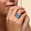 image:imageRossSimons 890 ct tw Sky and London Blue Topaz Ring in Sterling SilverTopaz