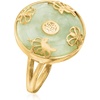 image:imageRossSimons Gemstone Good Fortune Butterfly Ring in 18kt Gold Over SterlingJade