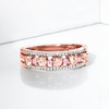 image:imageRossSimons Gemstone and Diamond Ring in 18kt Gold Over SterlingMorganite
