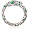 image:imageRossSimons Italian 14 ct tw Simulated Emerald and 10 ct tw CZ Snake Ring in Sterling SilverEmerald