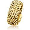 image:imageRossSimons Italian 14kt Yellow GoldPlated PopcornChain RingNo Gemstone