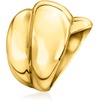 image:imageRossSimons Italian 14kt Yellow GoldPlated Puffy Wrap RingNo Gemstone