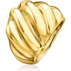 image:imageRossSimons Italian 14kt Yellow GoldPlated Shrimp RingNo Gemstone