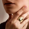 image:imageRossSimons Italian 14kt Yellow GoldPlated Wide Dome RingNo Gemstone