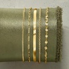 image:imageRossSimons Italian 18kt Gold Over Sterling Jewelry Set 5 Chain Braceletsyellow